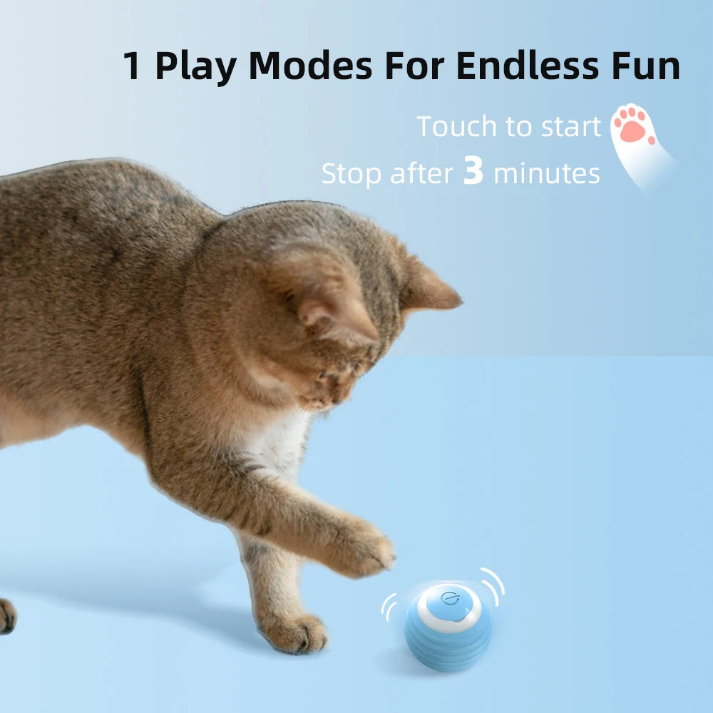 Cat Interactive Ball Smart Cat Dog Toys Electronic Interactive Cat Toy PawPrints Haven