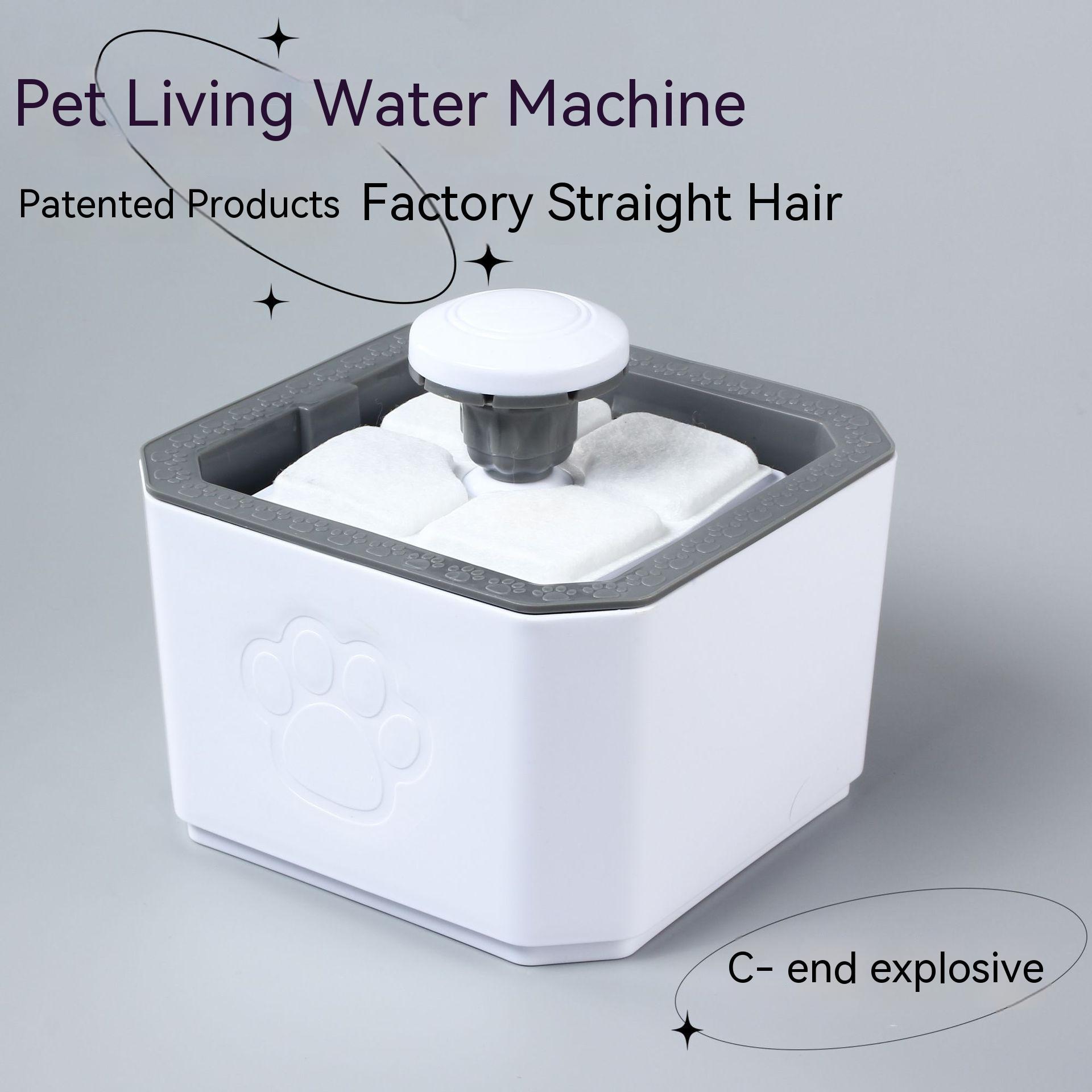 Pet Cat Water Feeder Live Water