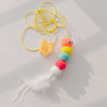 -hey Interactive Toy Rope Grabbing Mouse Telescopic Hanging Cat Pet Supplies