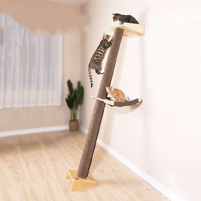 Solid Wood Large Cat Climbing Frame Cat Litter Cat Tree