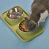 -slip Stainless Steel Feeder Cat Bowl