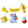 -hey Interactive Toy Rope Grabbing Mouse Telescopic Hanging Cat Pet Supplies