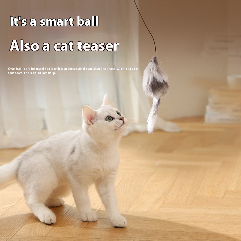 Pets Cat Dog Electric Teaser Ball Automatic Intelligent Rolling Ball Pet Products