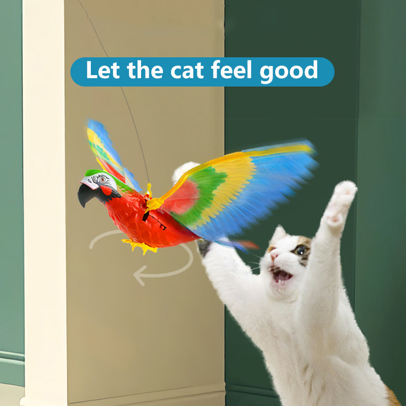 Simulation Bird Cat Interactive Pet Toys Hanging Eagle Flying Teasering Play Kitten Dog Toys Animals Cat Accessories Supplies