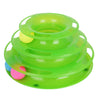 Pet Cat Crazy Ball Disk Interactive Toys Amusement Plate Trilaminar Funny Toy