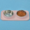 -slip Stainless Steel Feeder Cat Bowl