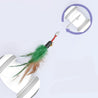 Interchangeable Heads Pet Feather Toys