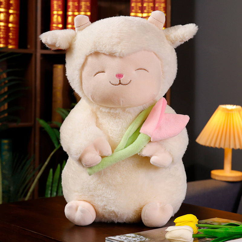 Cute Tulip Lamb Doll Plush Toys