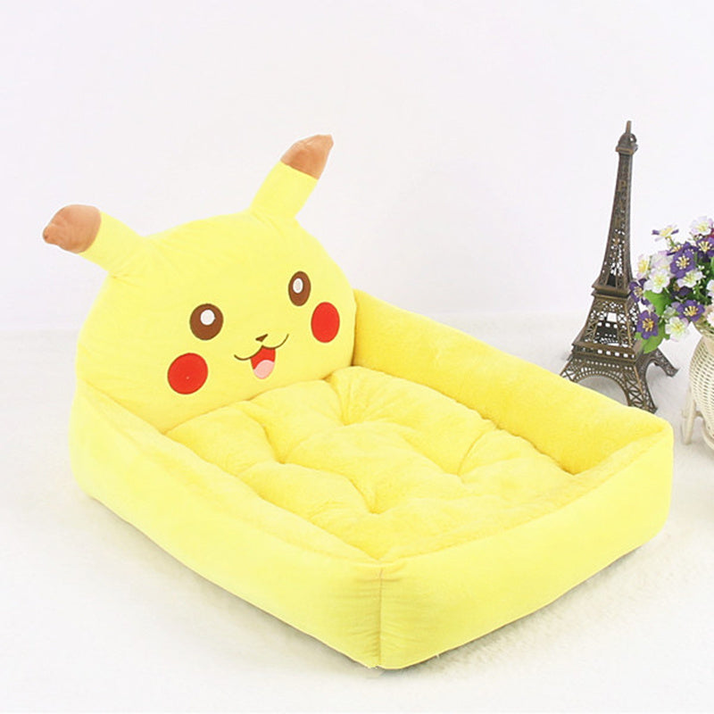 Winter Warm Puppy Cat Bed Sofa Washable Cartoon Pet Beds