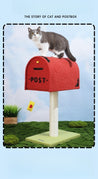 Mailbox Cat Climbing Frame Sisal Column Cat Toy Cat Nest Integrated Double Door Cat Scratch Trees Pet Supplies