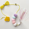 -hey Interactive Toy Rope Grabbing Mouse Telescopic Hanging Cat Pet Supplies