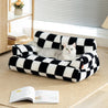 Fluffy Cat Couch Washable Pet Couch Bed